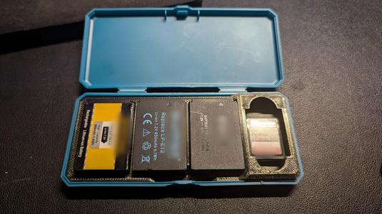 LP-E12 battery insert