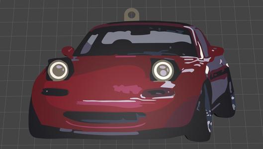 Miata keychain