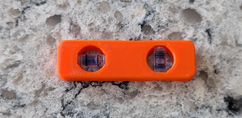 Dual Axis bubble level