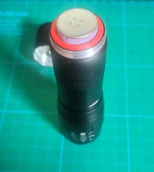 18650 flashlight adapter