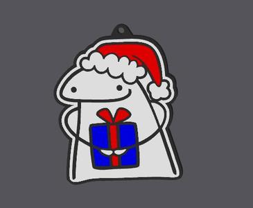 keychain flork merry christmas