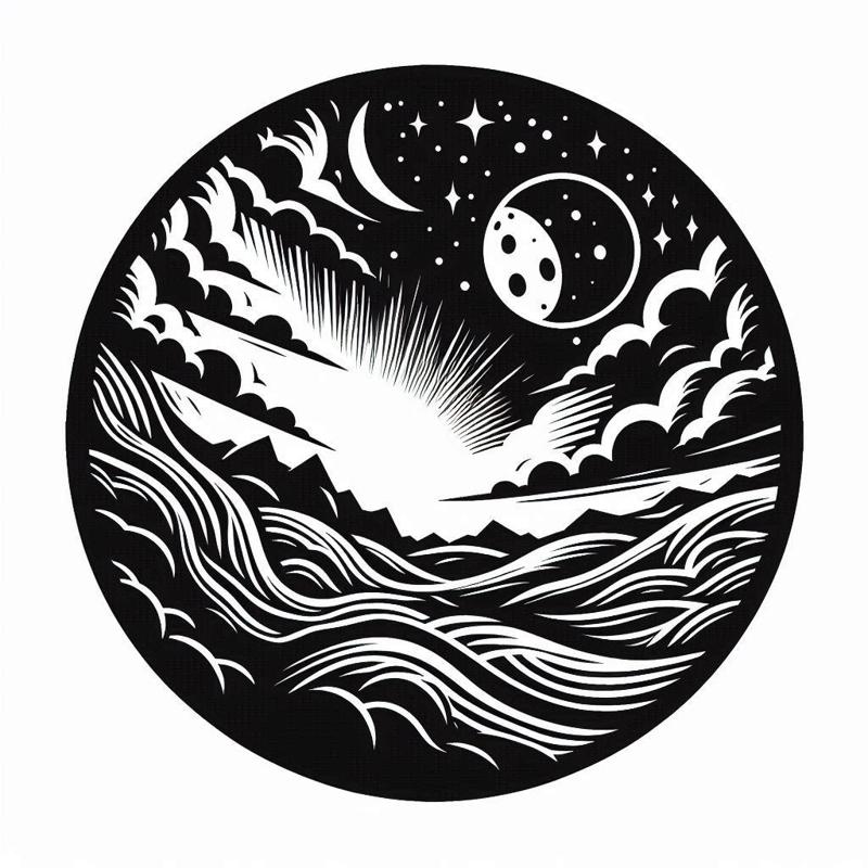 Wall art: A dreamy flight above the clouds