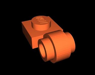 Plate, Modified LEGO Brick  (Real LEGO)