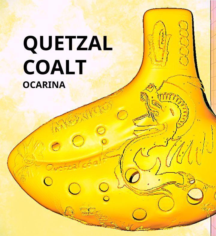 Quetzalcóatl Ocarina - Double chamber (REMIXED EDITION)