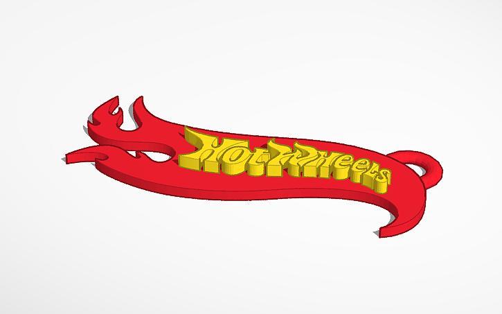 llavero hotheels dos colores