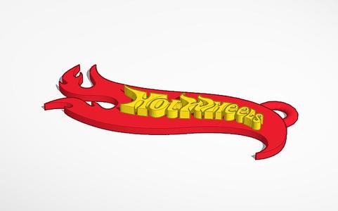 llavero hotheels dos colores