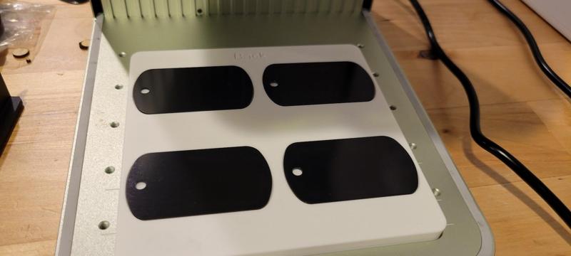 Xtool F1 50mm dogtag base