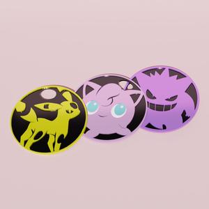 kit de 3 llaveros de Pokémon