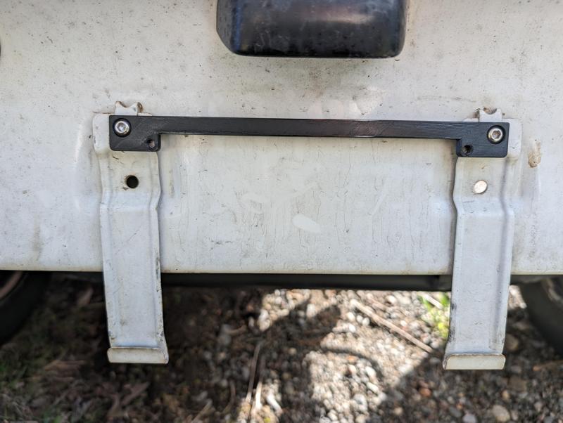 JDM to North America license plate holder