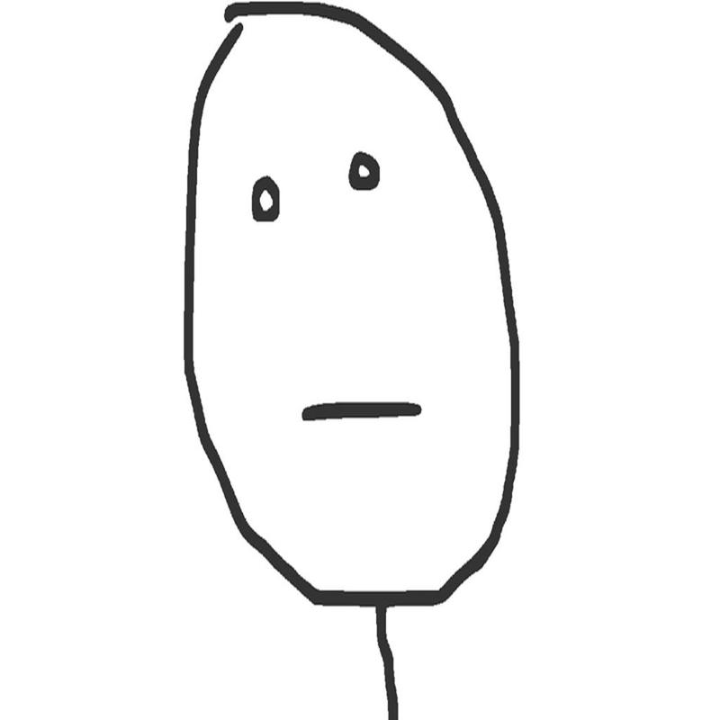 don't understand face/poker face meme