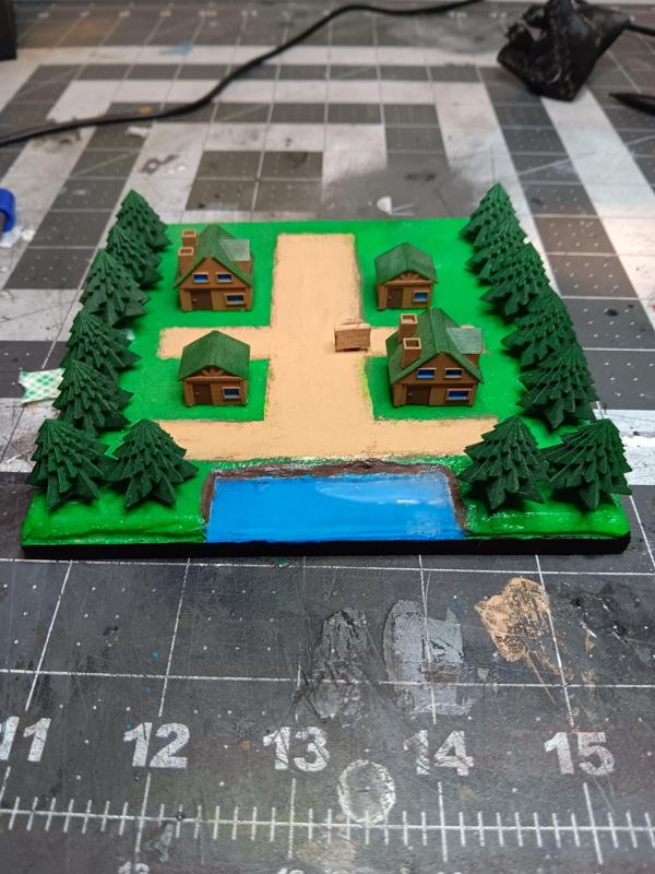 Pokemon Twinleaf Town Diorama Pieces