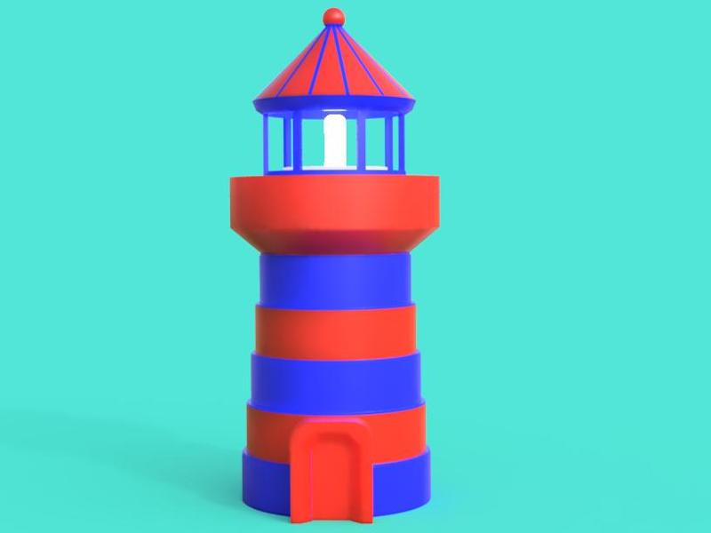 Easy 2 Print Lighthouse