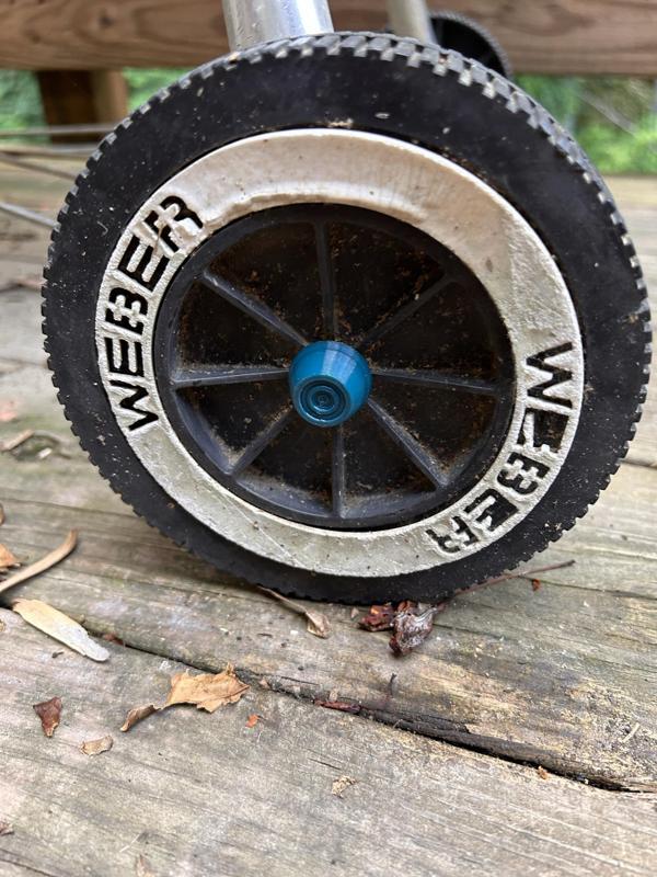 wheel cap for weber grill