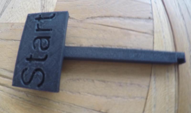 Scalextric start sign