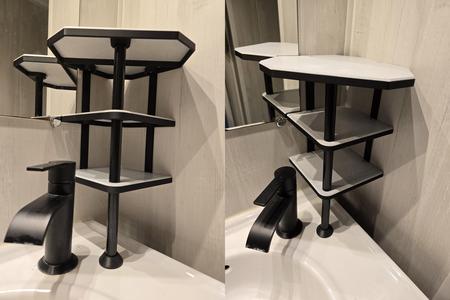 Corner Shelf Bathroom