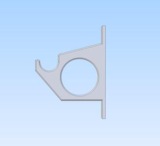 Curtain Rod Support (two styles in one)