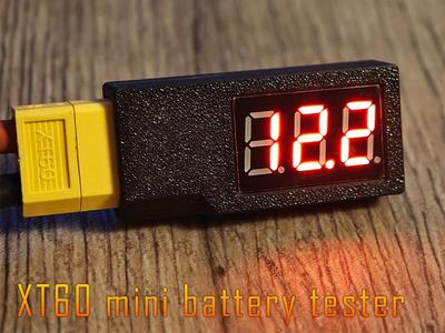 XT60 mini battery tester