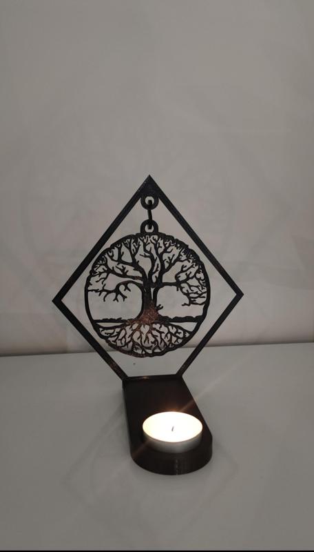 Candle holder - Arbre de vie suspendu