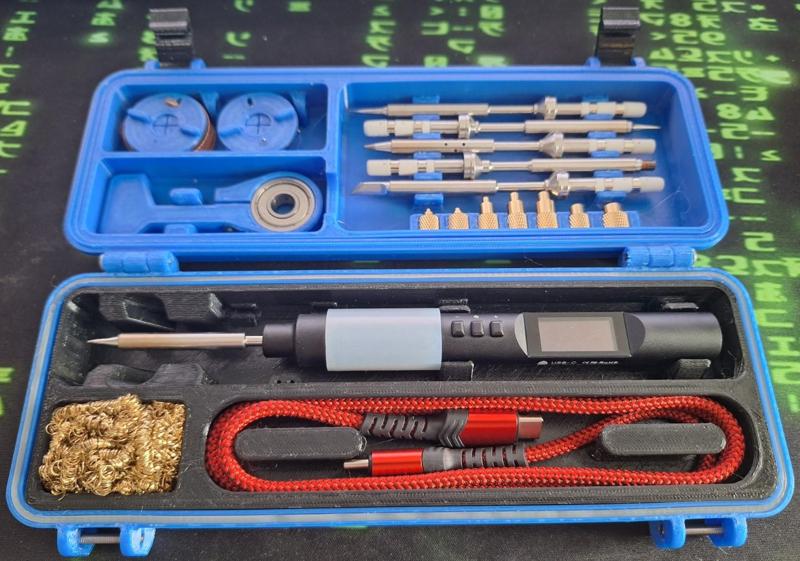 PTS200 soldering iron rugged case