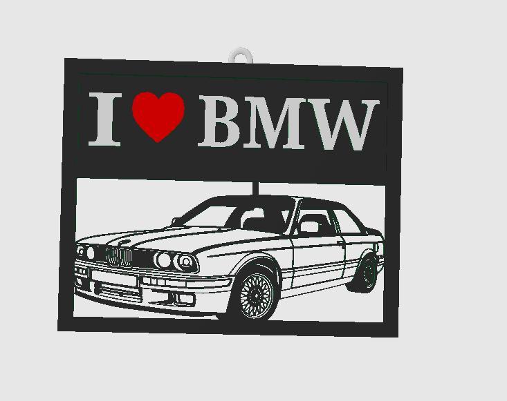 BMW Wallart / dekoracja ścienna bmw