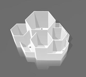Multiple pot 7 containers