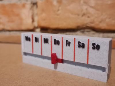 Wochentagsschieber