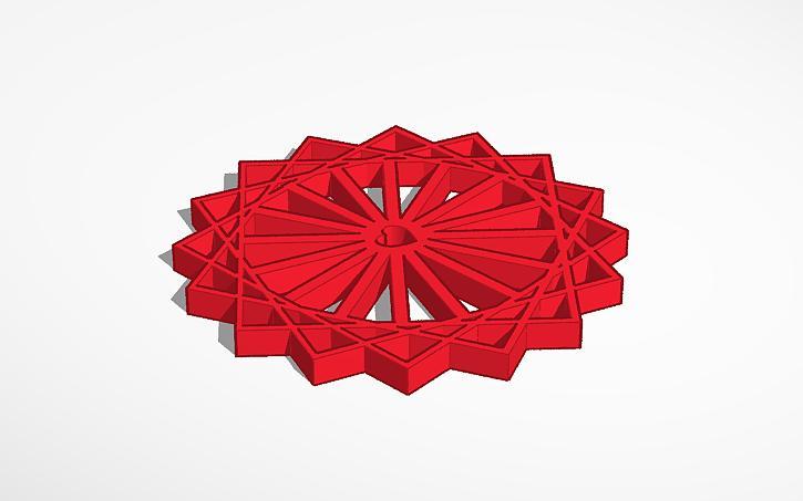 geometric wall decor VII.