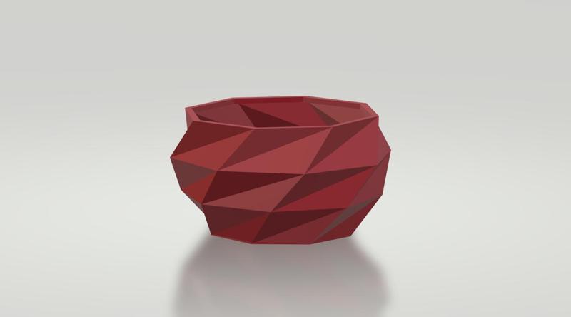 model of decorative polygonal matera