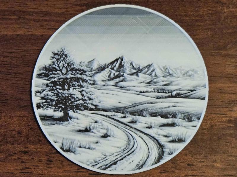 Early Winter Landscape - Coaster