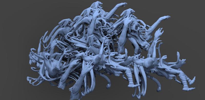 Hellscape body mound