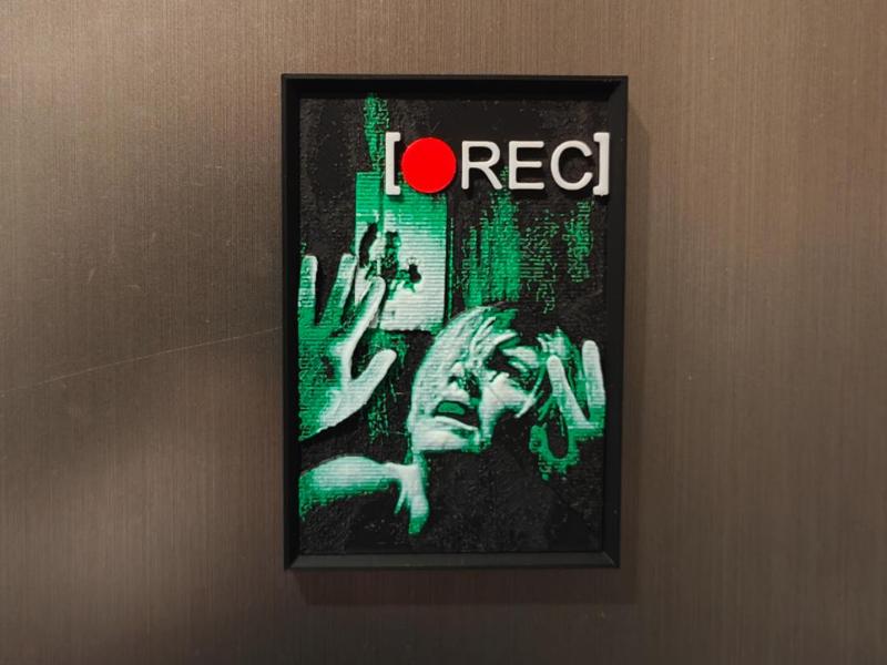 REC movie poster fridge magnet