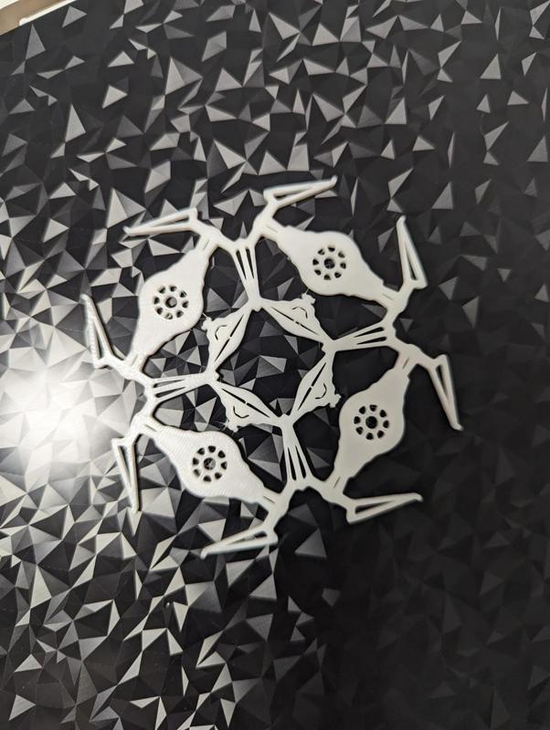 Starwars Tie Interceptor snowflake ornament