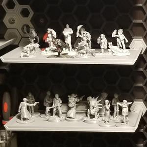 Lipped Honeycomb Storage Wall Shelf