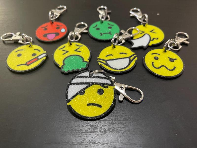 Face with Head Bandage - Sickies - Keyring