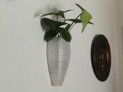 Wall Mounted Vase (Soil, Water or Faux Plants)