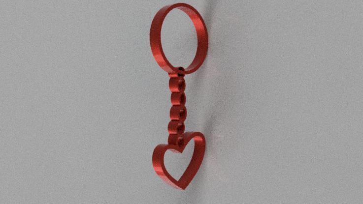 Keychain of Heart keychain