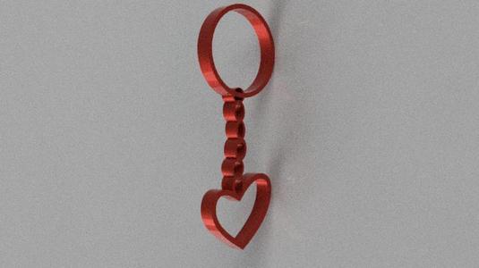 Keychain of Heart keychain
