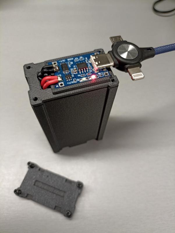 Baterry pack se dvěma články 18650, aku blok