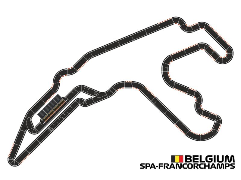 Racing Circuits - building kit - Belgium Spa-Francorchamps Grand Prix