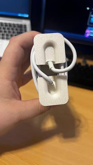 61 Watt Macbook Charger cable organizer