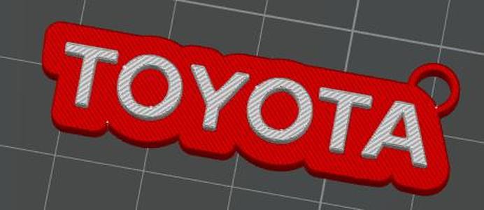 toyota brand keychain
