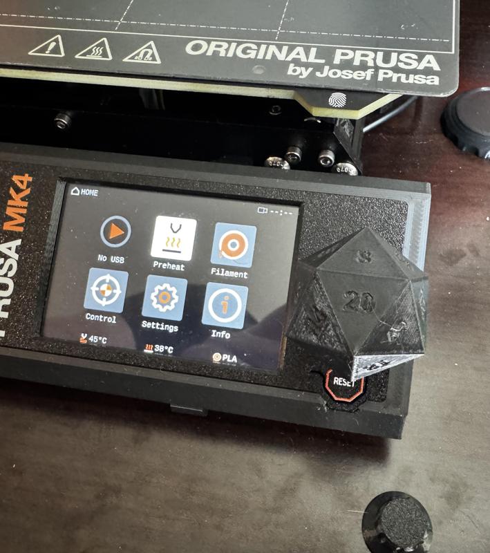 D20 Printer Knob