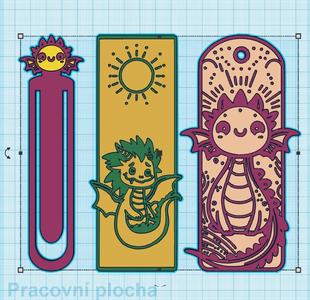 Bookmark - Cute Dragon