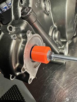 KLR650 Water Pump Mechanical Seal Driver + Backing
