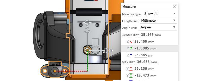 bltouch - mount -FBG5 CoreXY BIQU H2 V2S Lite