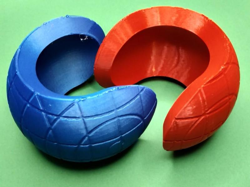 OpenSCAD tennis ball