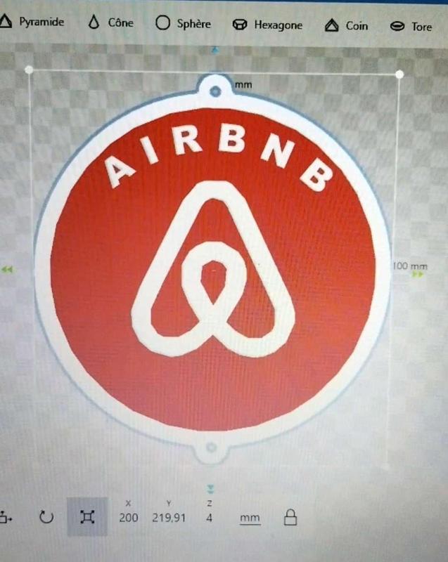 panneau airbnb