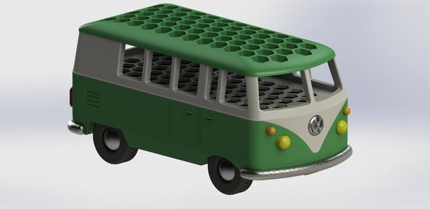 VW Bus pen holder