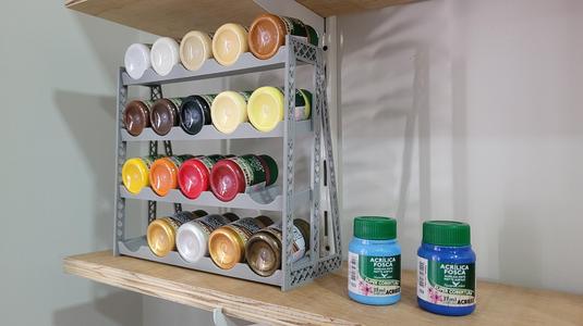 Paint Rack for Acrilex 37ml