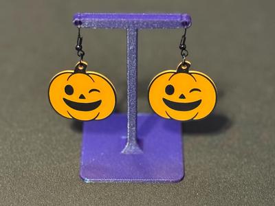 Jack o'lantern pumpkin Earrings